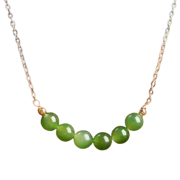 Beaded Jade Necklace