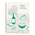 "Happy Birthday" Picnic Greeting Card