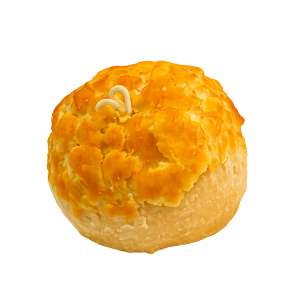Realistic Pineapple Bun Candle