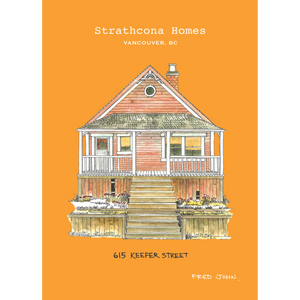 Fred John Strathcona Homes Colourful Greeting Cards