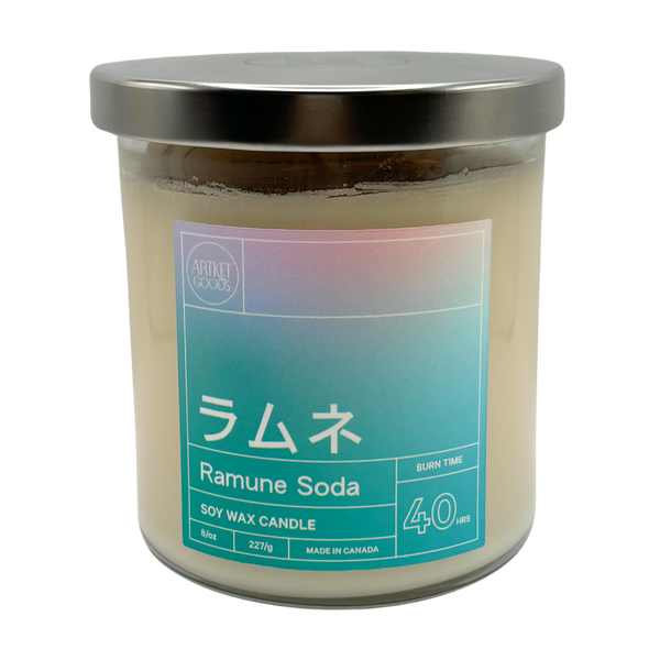 Japanese Ramune Soda Soy Wax Candle