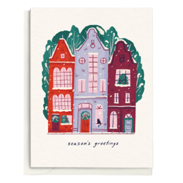 "Seasons Greetings" Holiday Card