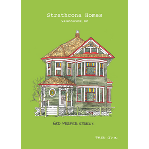 Fred John Strathcona Homes Colourful Greeting Cards