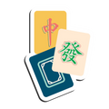 Mahjong 3 Dragons Magnet