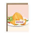 Old Man Break in, Fortune Cookie Christmas Greeting Card