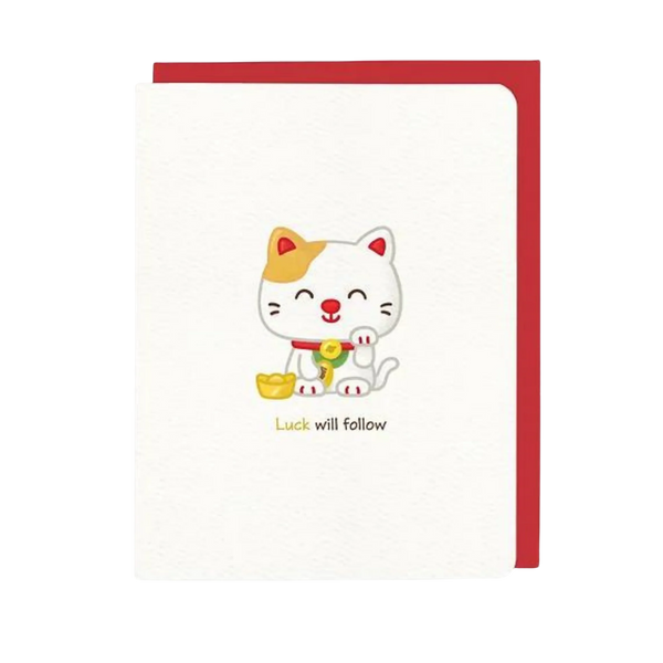 Luck Will Follow Card