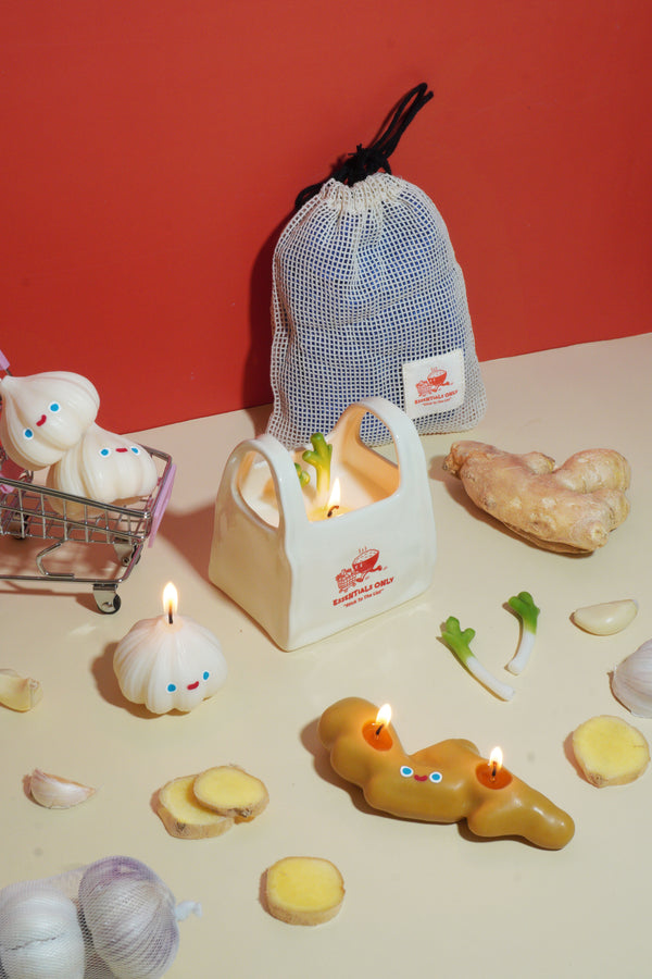 Cute Garlic Candle