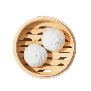 Baozi Salt and Pepper Shakers