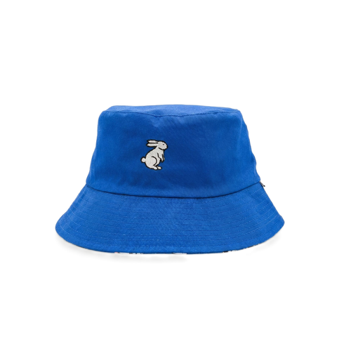 White Rabbit Reversible Bucket Hat