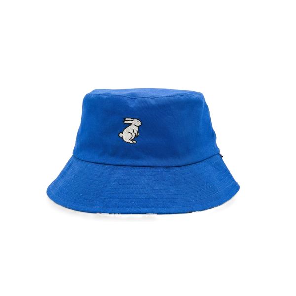White Rabbit Reversible Bucket Hat