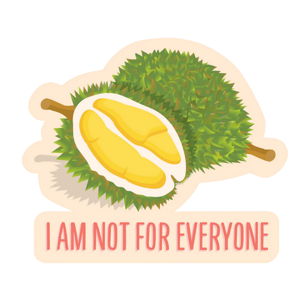 Durian Vinyl Sticker