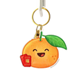 Mandarin Orange Acrylic Keychain