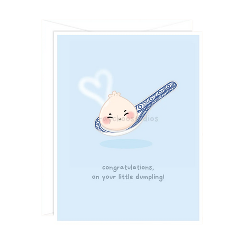 Congratulations on Your Little Dumpling Baby Card