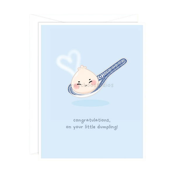 Congratulations on Your Little Dumpling Baby Card