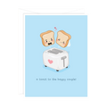 A Toast To the Happy Couple Wedding Card