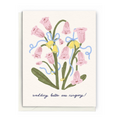 "Wedding Bells Are Ringing!" Greeting Card