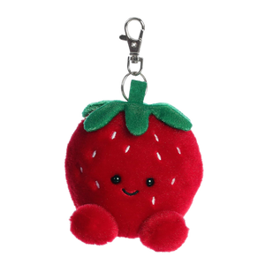 Strawberry Stuffy Keychain