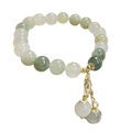 Beaded Gradient Jade Bracelet