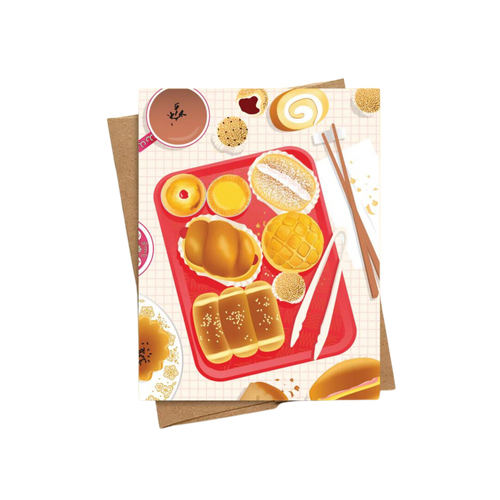 Chinese Bakery Assorted Card Set