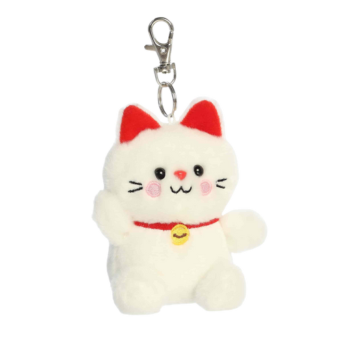 Lucky Cat Stuffy Keychain