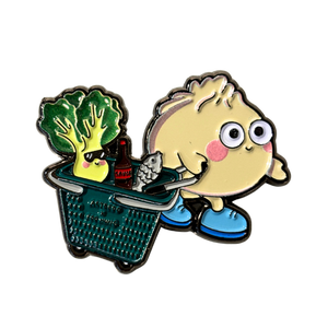 FHC x Artbedo Bao in Chinatown Enamel Pin