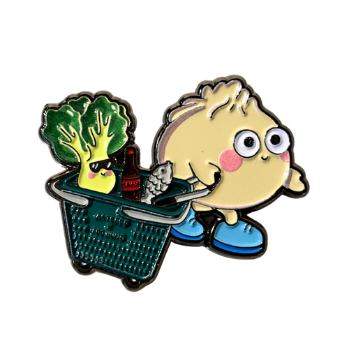 FHC x Artbedo Bao in Chinatown Enamel Pin