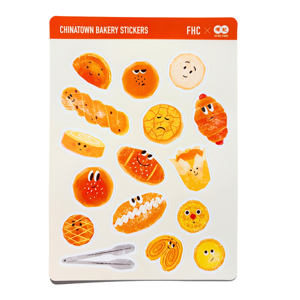 FHC x Fai Kee Studio Bakery Sticker Sheet