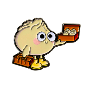 FHC x Artbedo Bao in Chinatown Enamel Pin