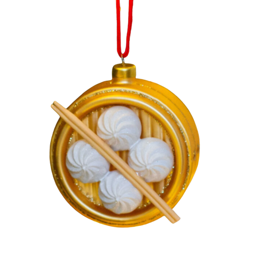 Glass Dim Sum Ornament