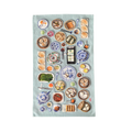 Dim Sum Blue Tea Towel