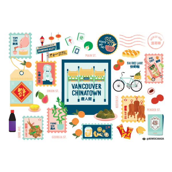 FHC x IKIWISI Vancouver Chinatown Postcard