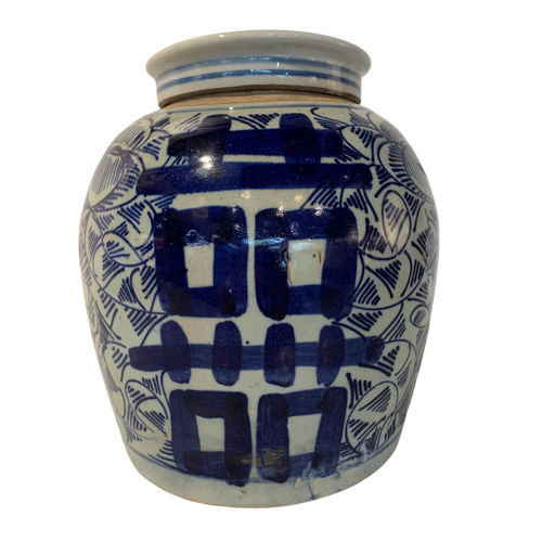 Blue and White Porcelain Jar