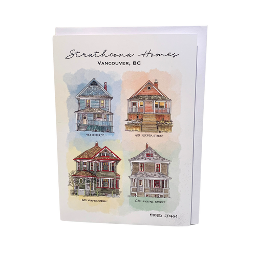 Fred John Strathcona Homes Greeting Card 1