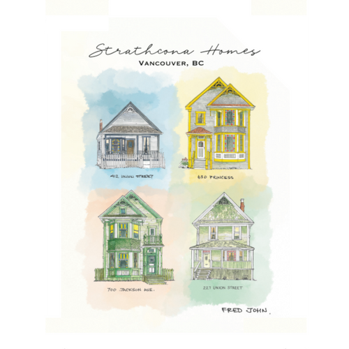 Fred John Strathcona Homes Greeting Card 2