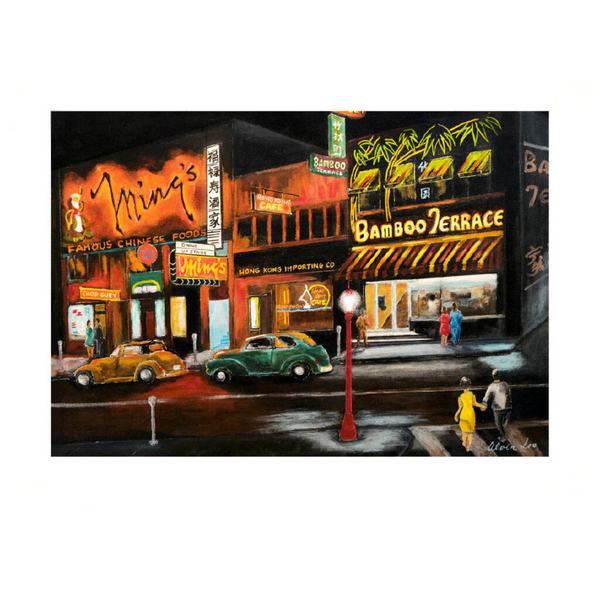 Alvin Lee Restaurants Postcard