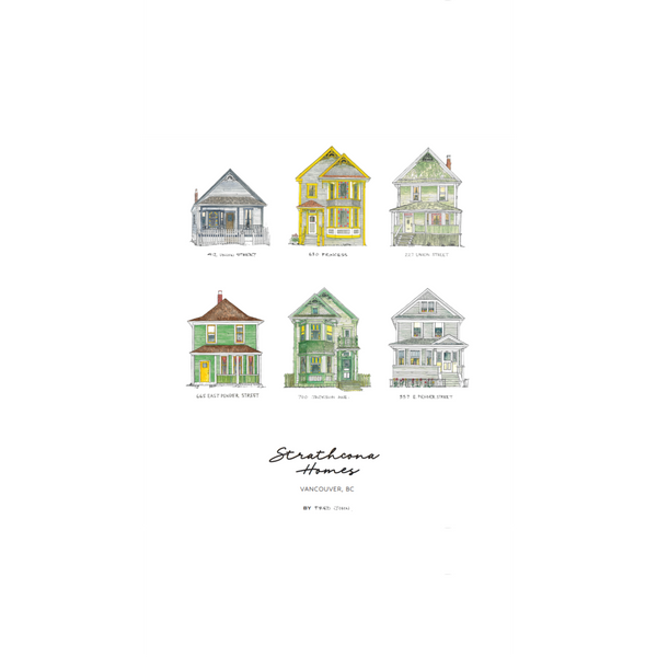 Fred John Strathcona Homes Tea Towel 1
