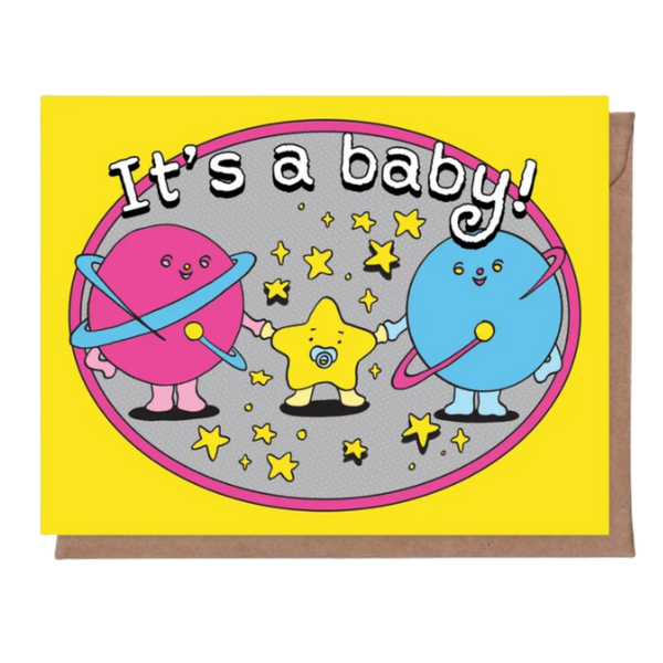 It's A Baby Greeting Card
