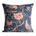 Peony and Birds Pillow Cover