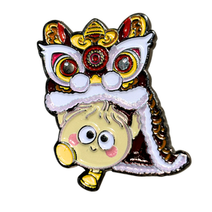 FHC x Artbedo Bao in Chinatown Enamel Pin