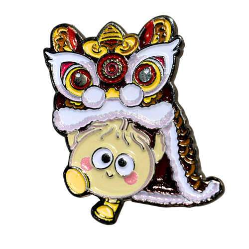 FHC x Artbedo Bao in Chinatown Enamel Pin