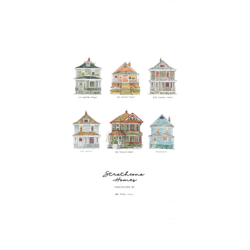 Fred John Strathcona Homes Tea Towel 2