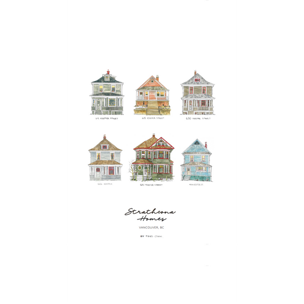 Fred John Strathcona Homes Tea Towel 2