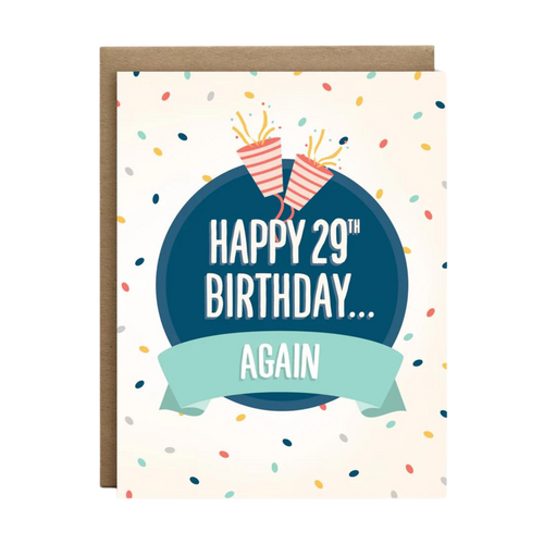 Happy 29th again Card