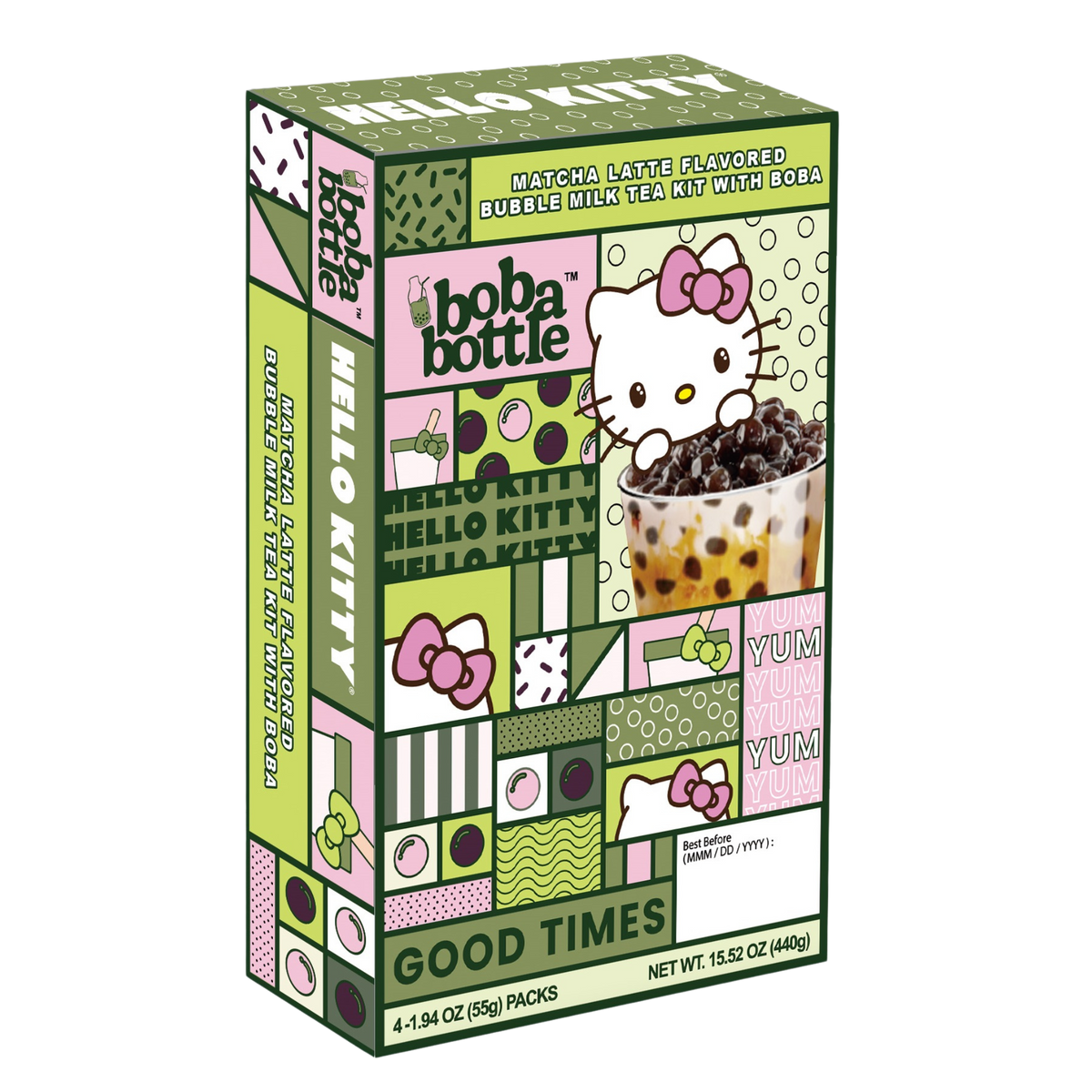 Hello Kitty Boba Kit Matcha Foo Hung Curios