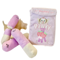 Strawberry Pawky Interactive/Nosework 4 Piece Dog Toy