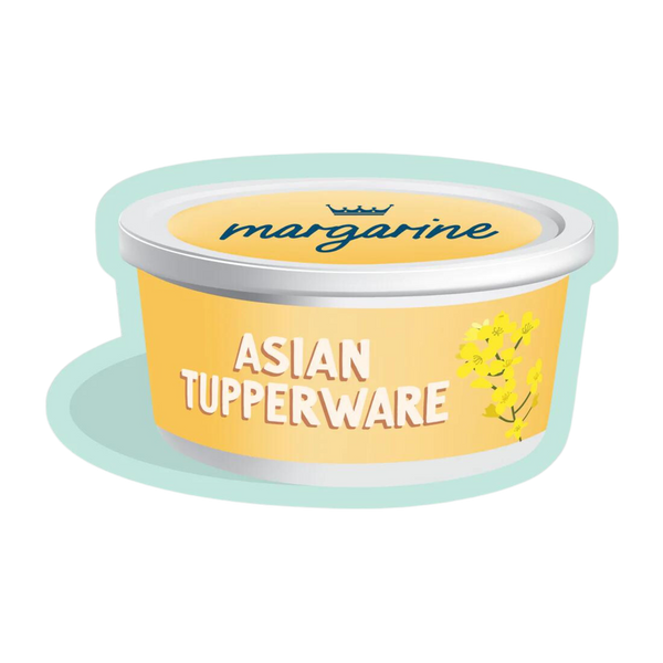 Asian Tupperware Vinyl Sticker