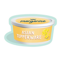 Asian Tupperware Magnet