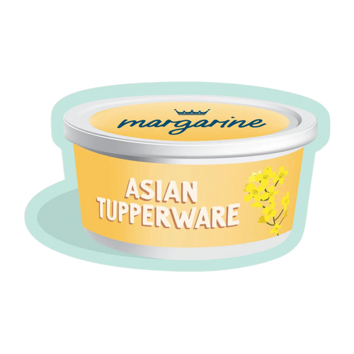 Asian Tupperware Magnet