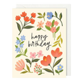 Wildflowers Birthday Card