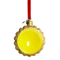 Glass Egg Tart Ornament